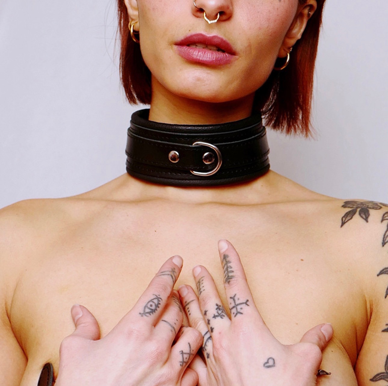 Choker en cuir