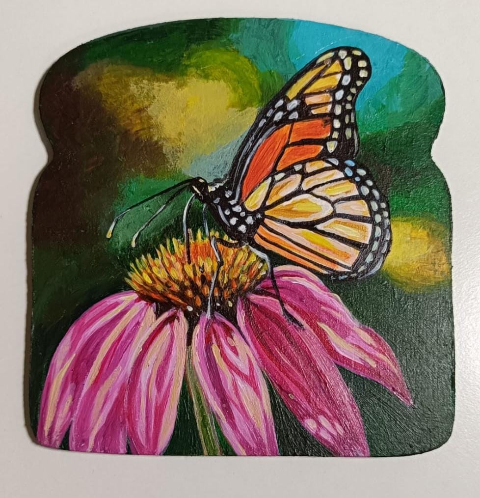 Monarch Butterfly Painting