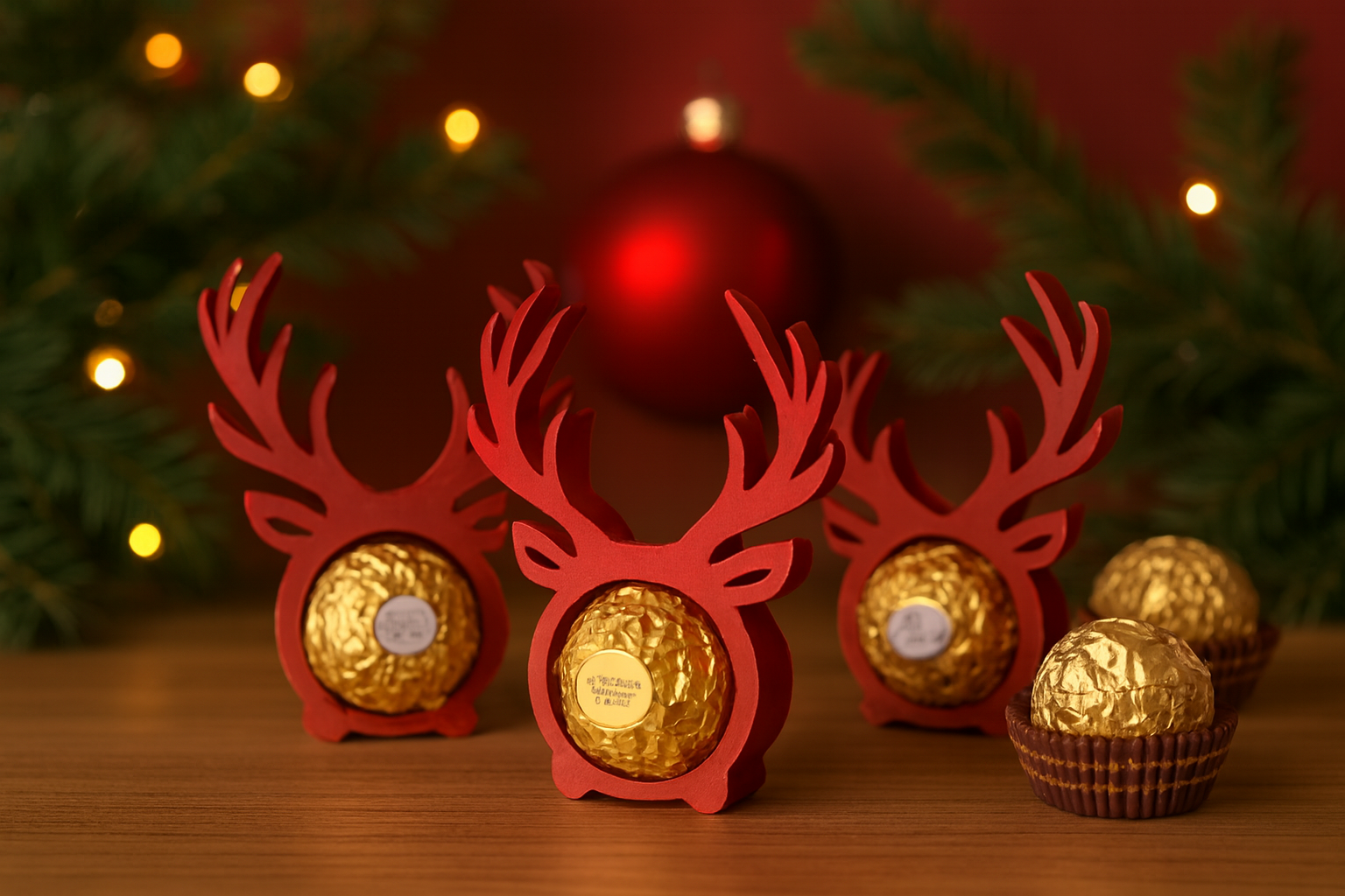 Festive Reindeer Ferrero Rocher Gift Set of 4