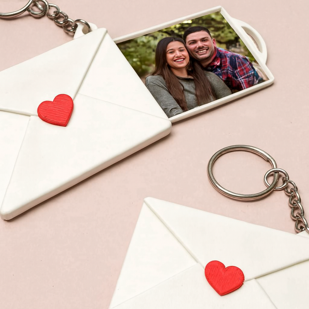 Envelope Photo Keychain VL-09