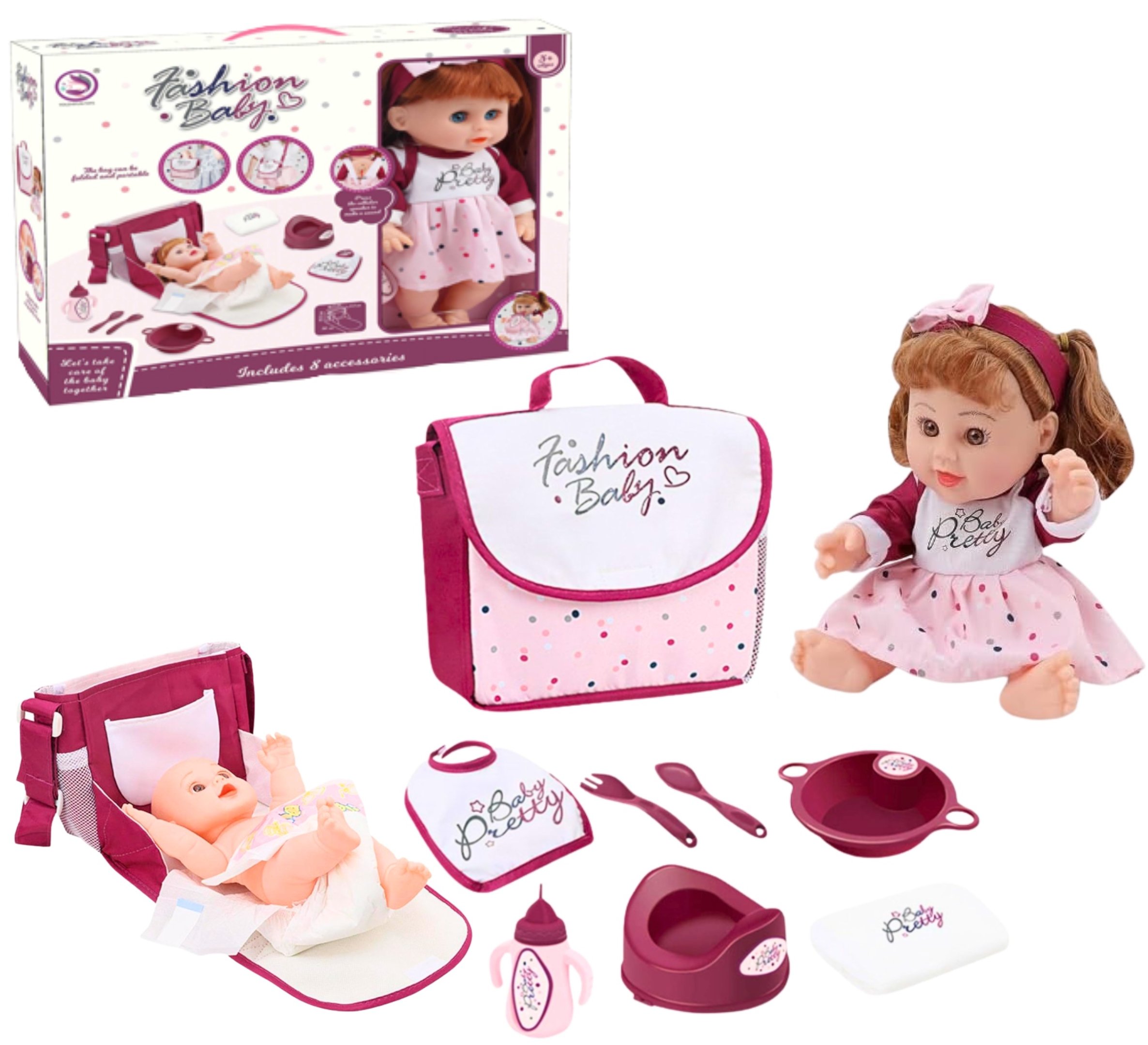 Baby Girl Doll Playset