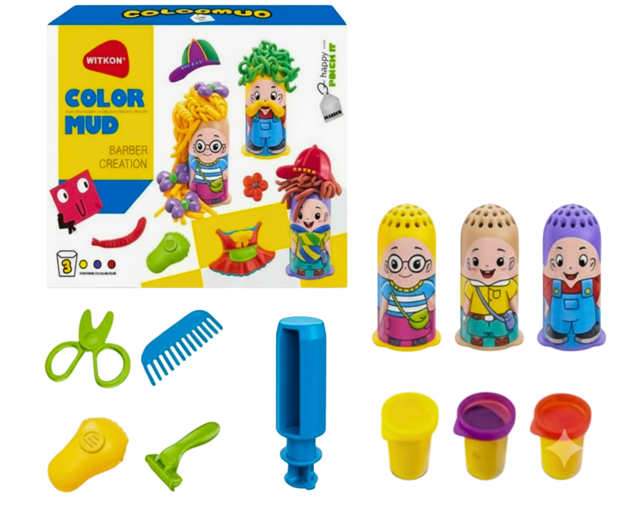 Color Mud Barber Creation