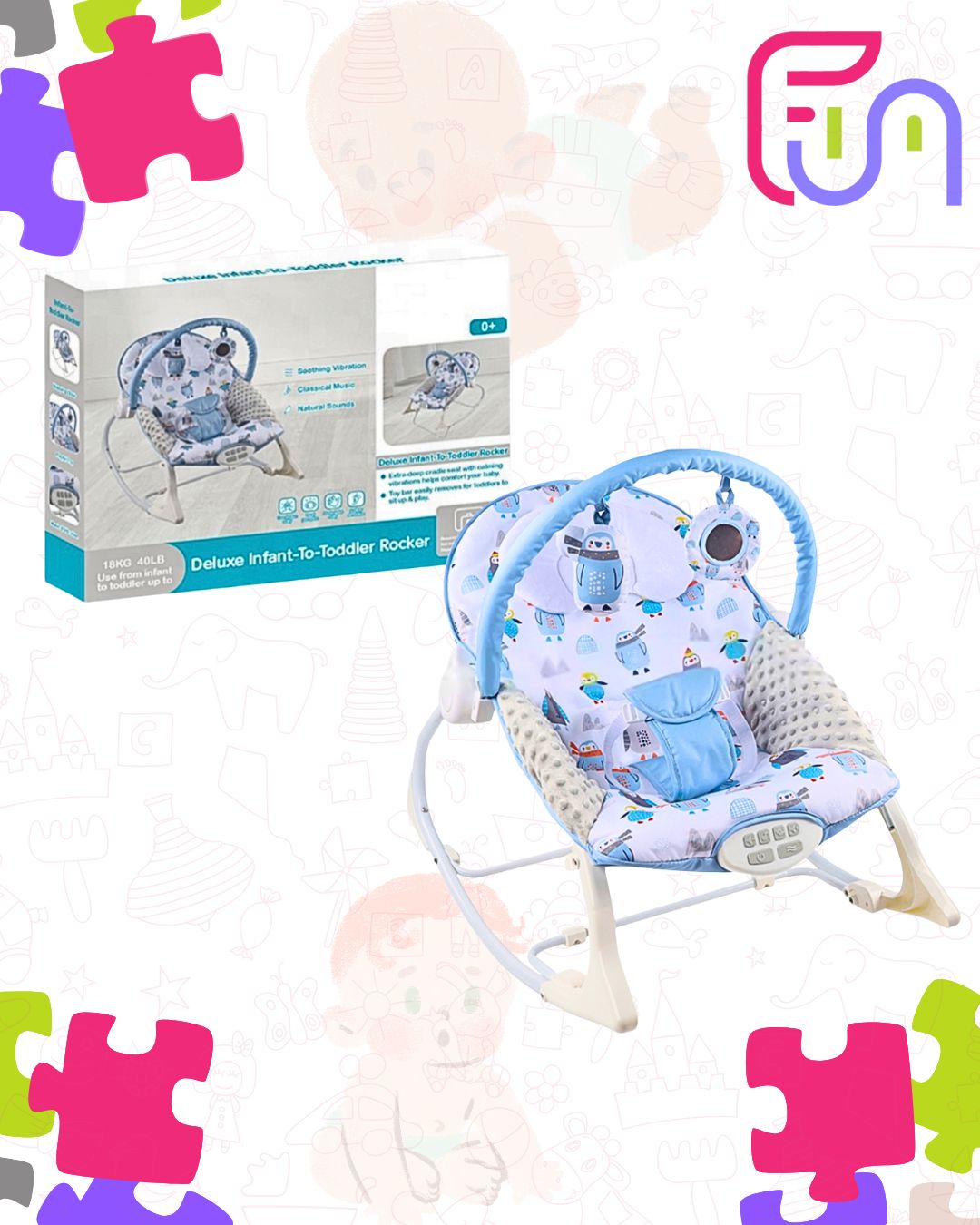 Deluxe Infant-To-Toddler Rocker
