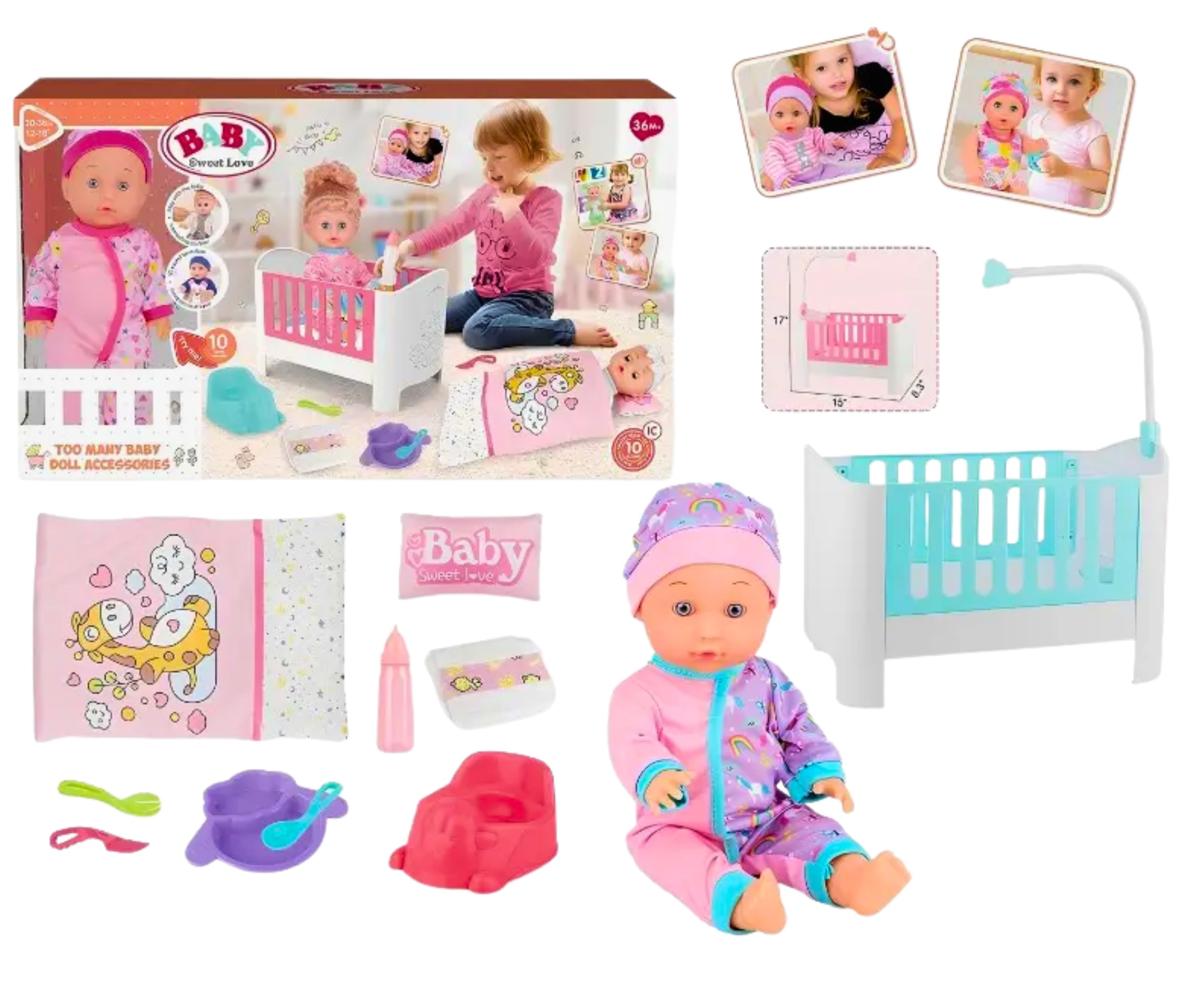 Baby Doll Care Set