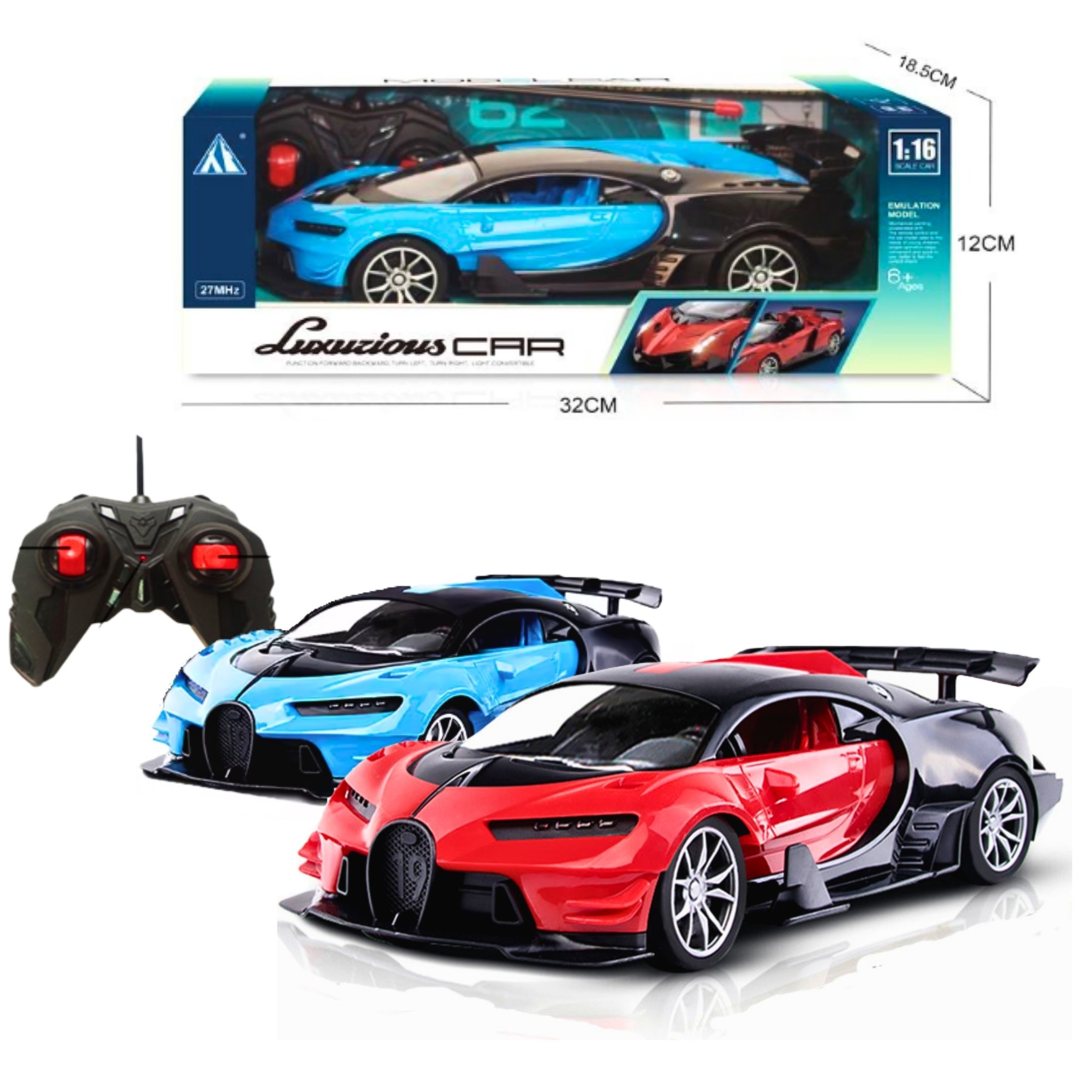 Luxurious Bugatti Car - Blue