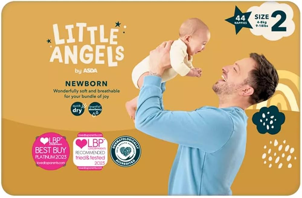 Little Angels Size 3 Nappies Jumbo Pack