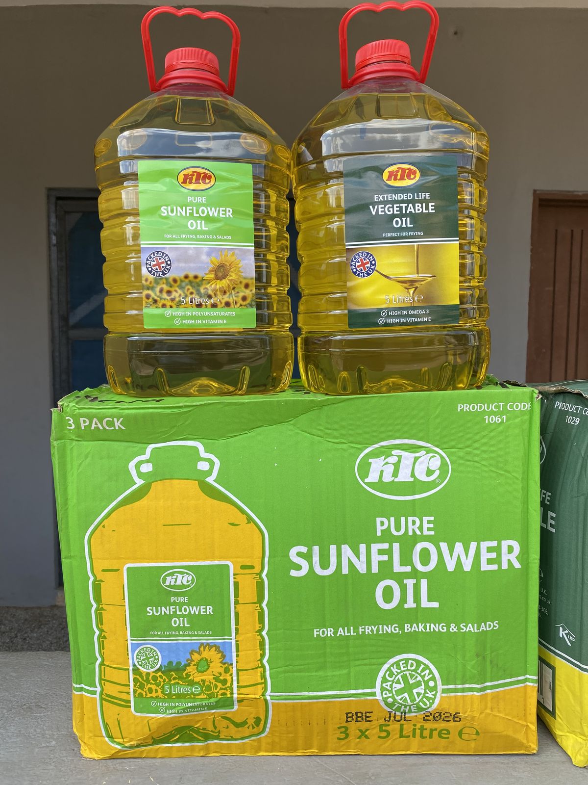 KTC Sunflower Cooking Oil – 5 Litres (Original UK Import)