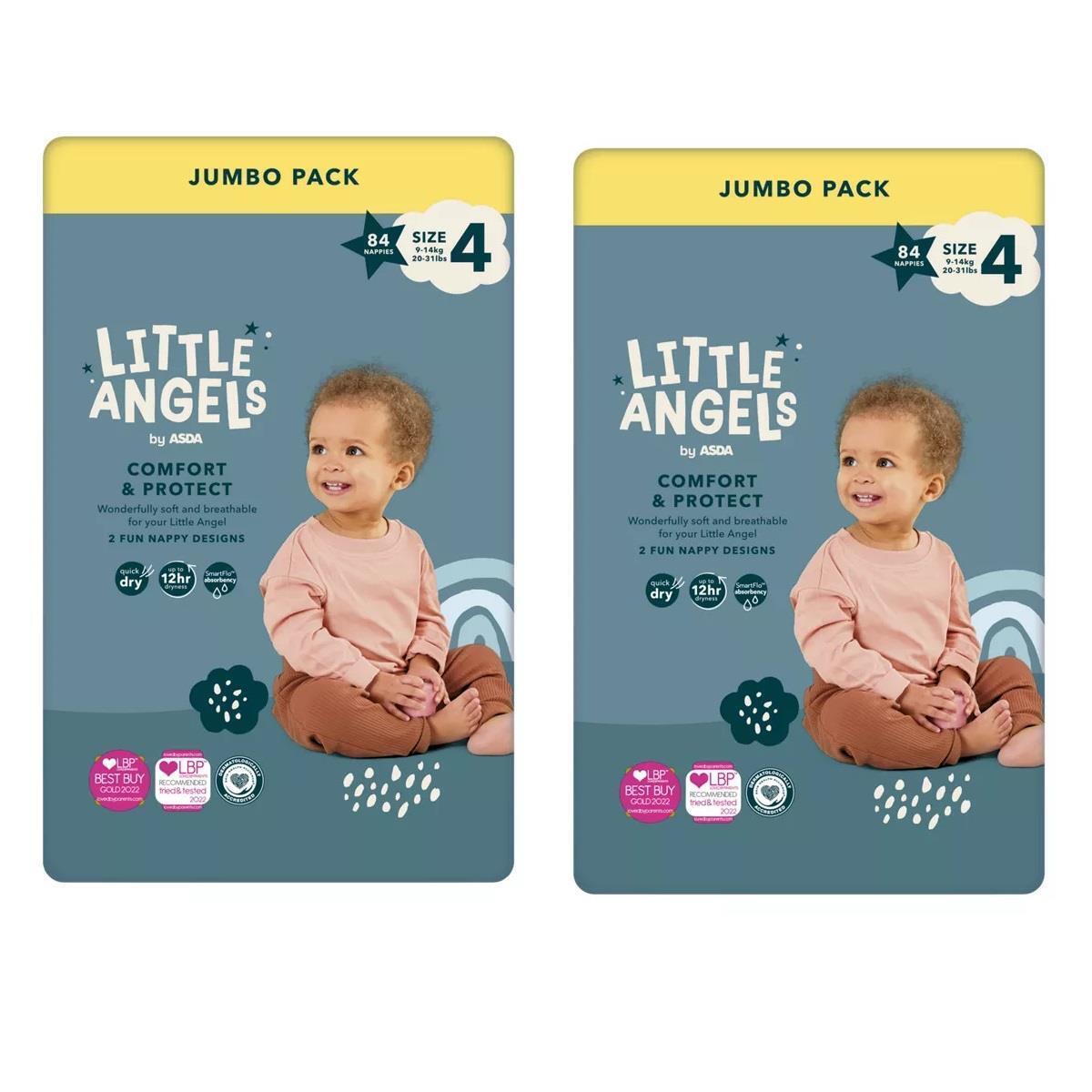 Little Angels Size 3 Nappies Jumbo Pack