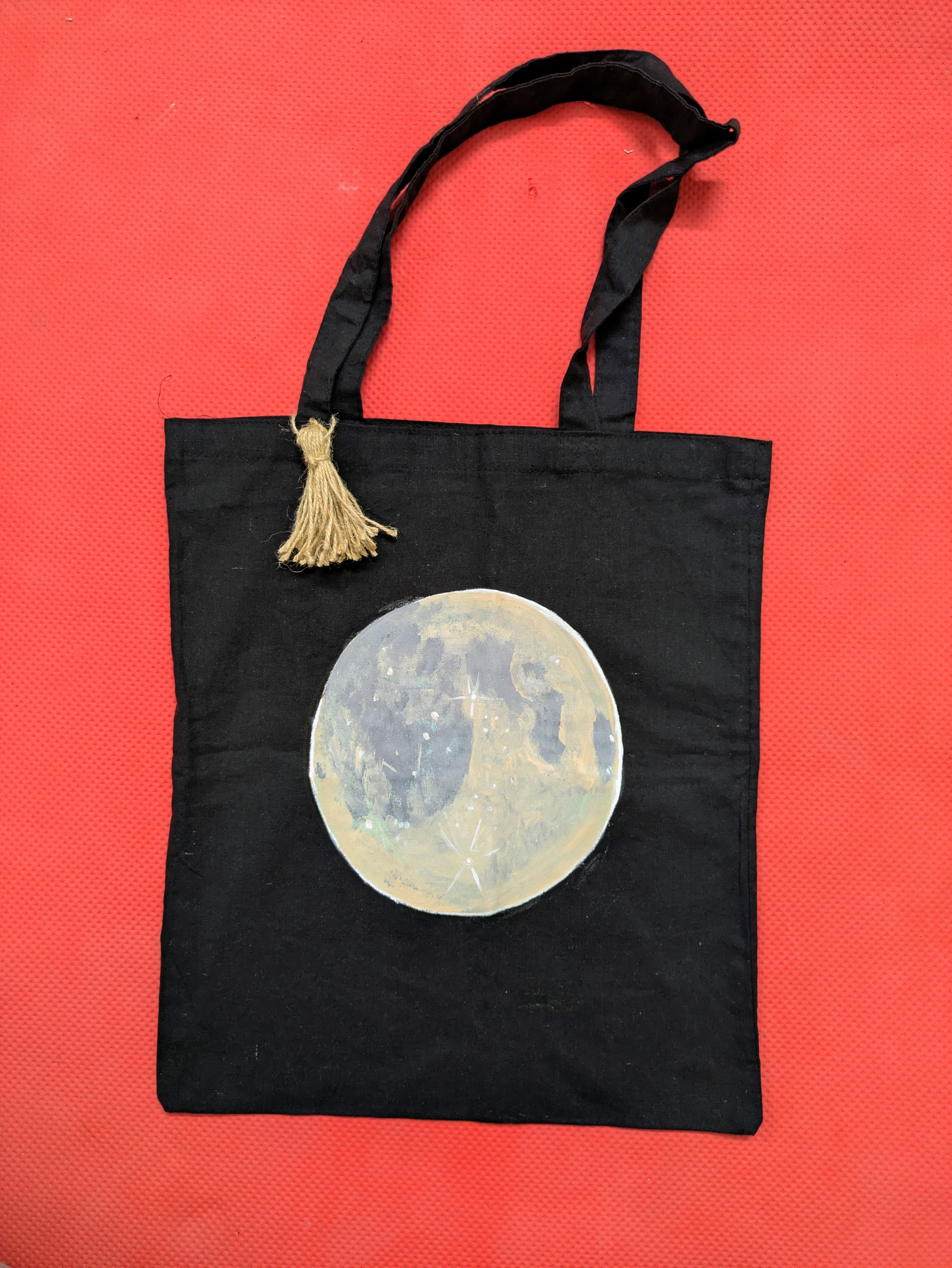 Moonlit Canvas Tote