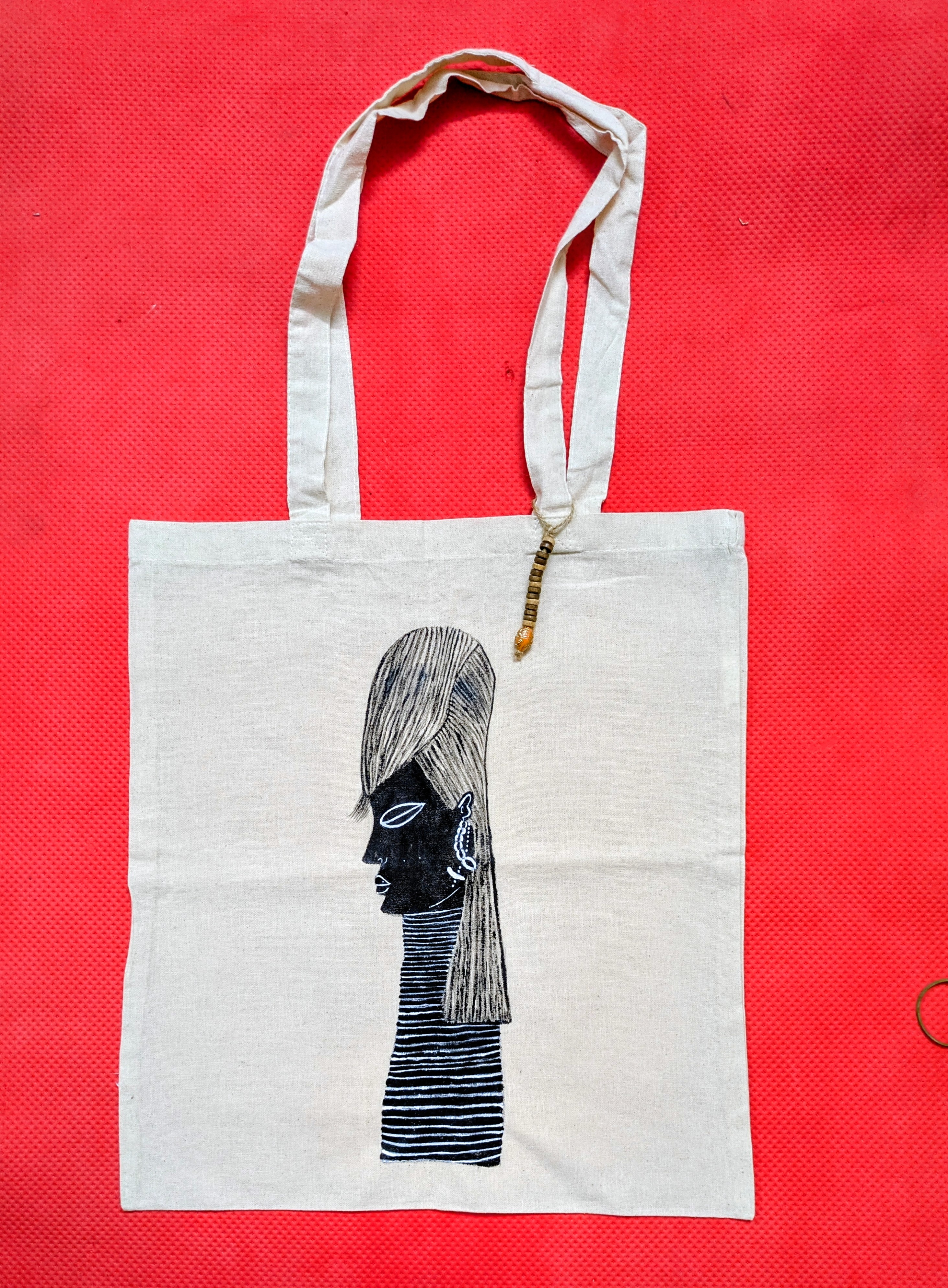 Artful Monochrome Tote