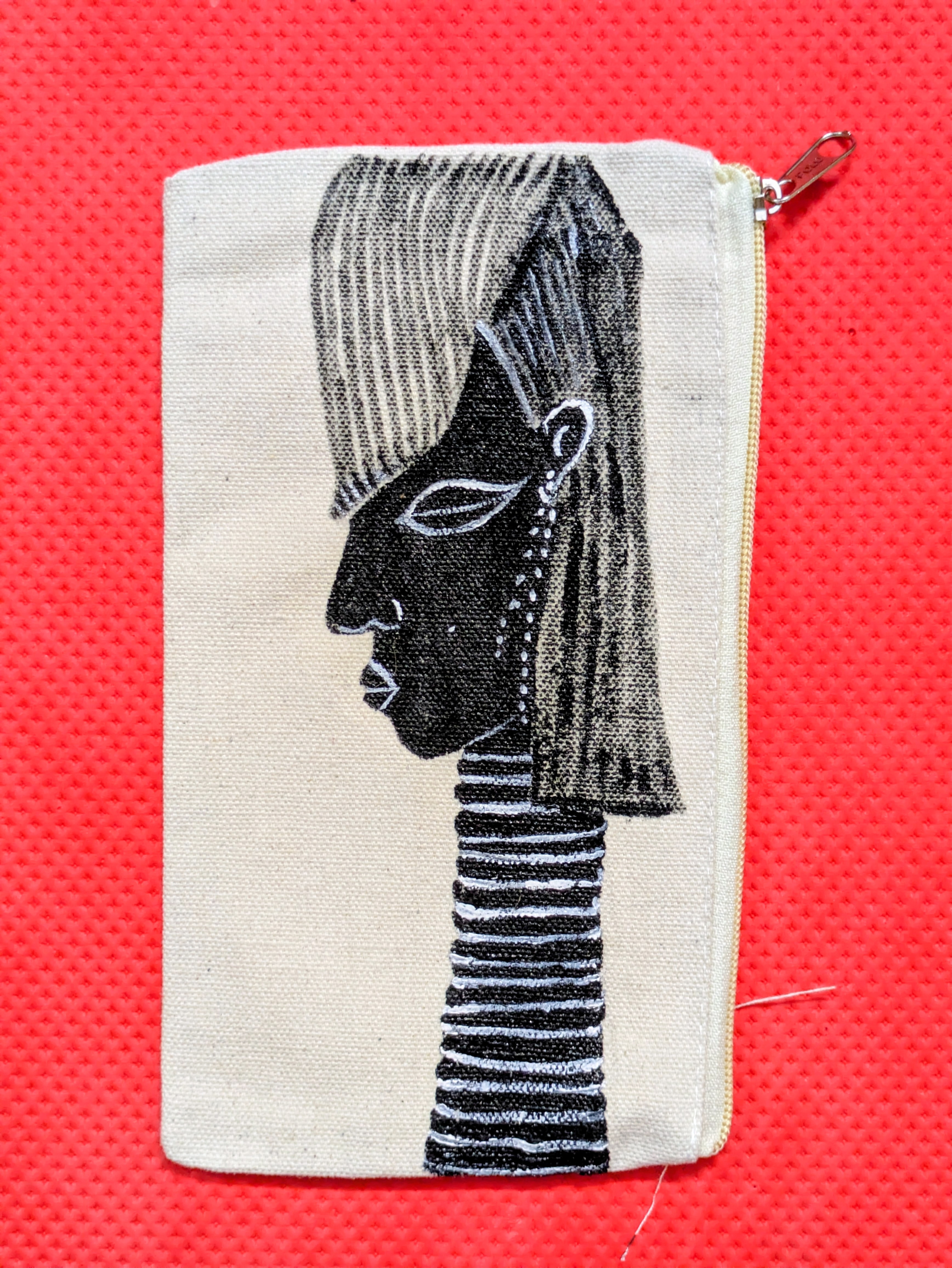 Monochrome Art Travel Pouch