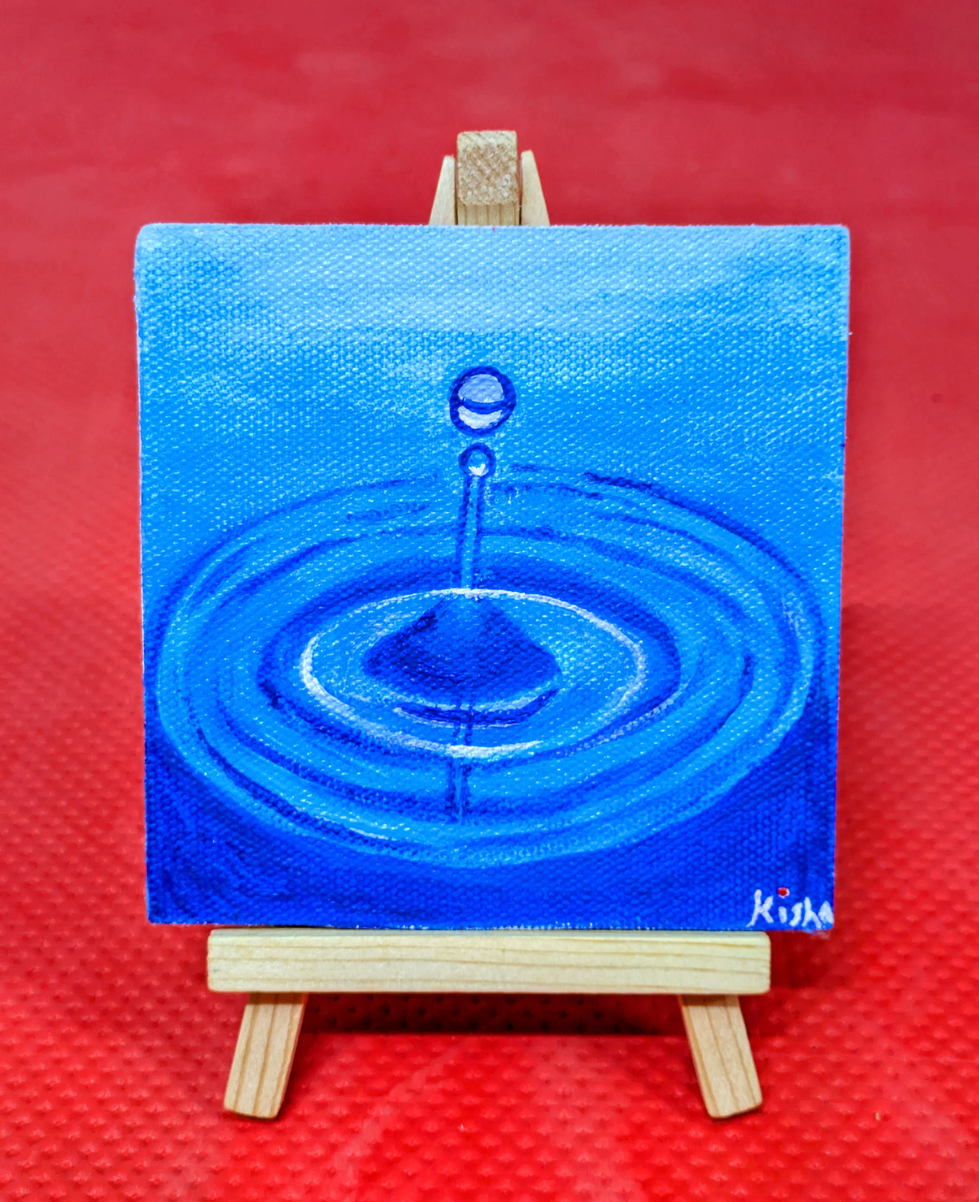 Gentle Drop-acrylic on canvas