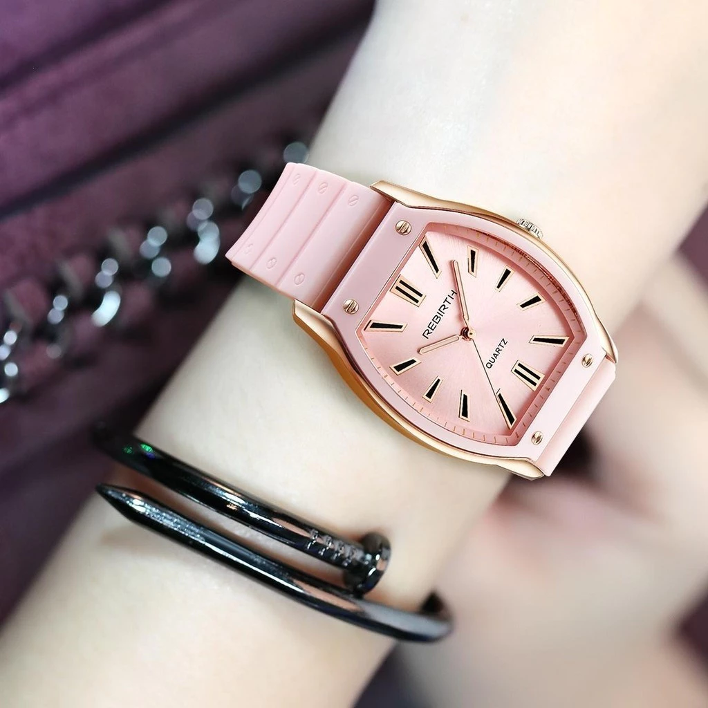 Silicone Quartz Watch for Women — Waterproof, Elegant Square Fashion Design, Ladies’ Luminous Display Casual Wristwatch — POSHI.