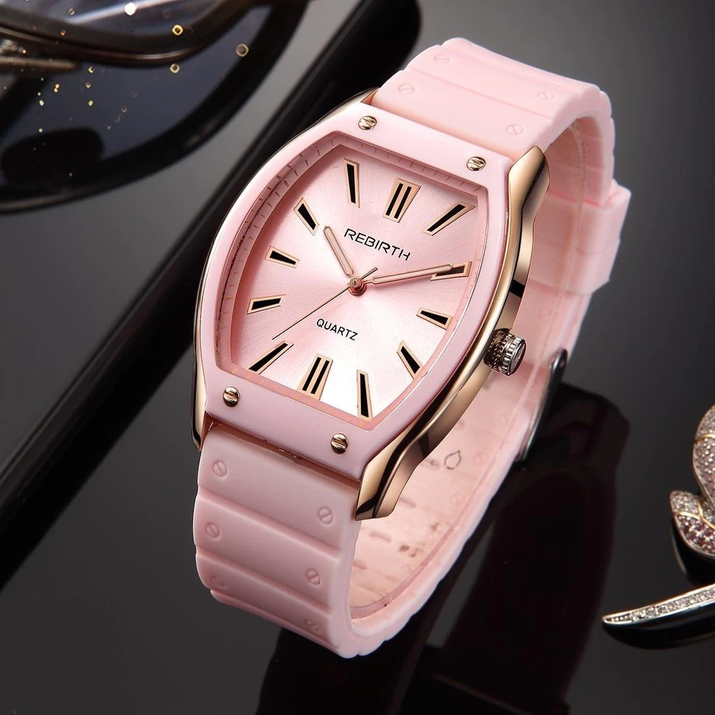 Silicone Quartz Watch for Women — Waterproof, Elegant Square Fashion Design, Ladies’ Luminous Display Casual Wristwatch — POSHI.