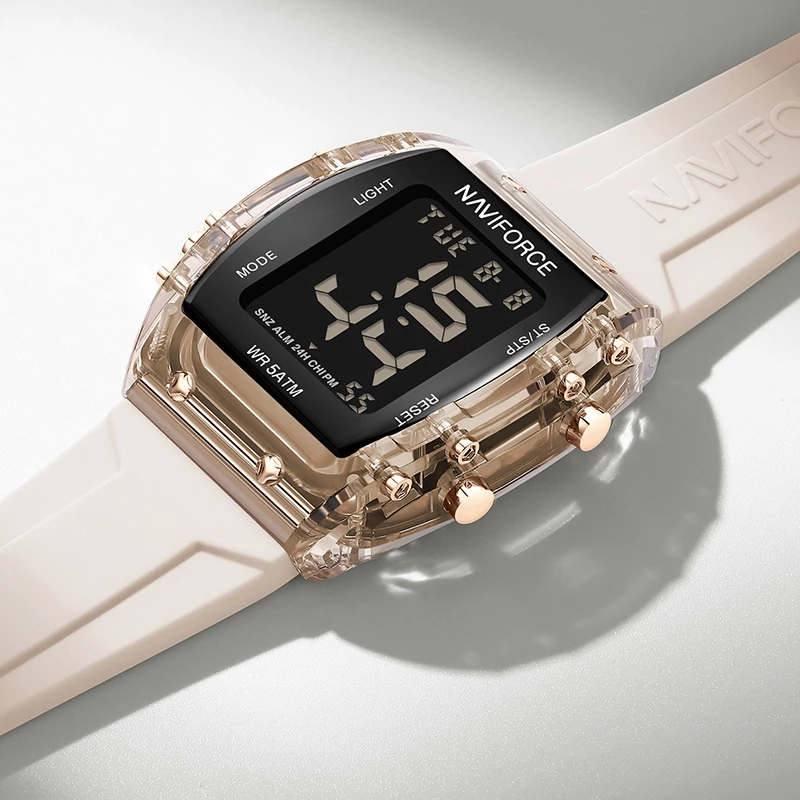 Fashion Korean Style Multifunctional Waterproof Outdoor Sports Digital Electronic Women’s & Children’s Watch — NAVIFORCE.