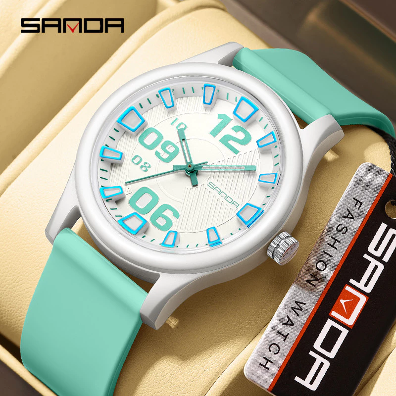 New Fashionable & Minimalist Student Watch — Simple, Trendy, Versatile Design for Men & Women, Model SD3252-7 — SANDA.