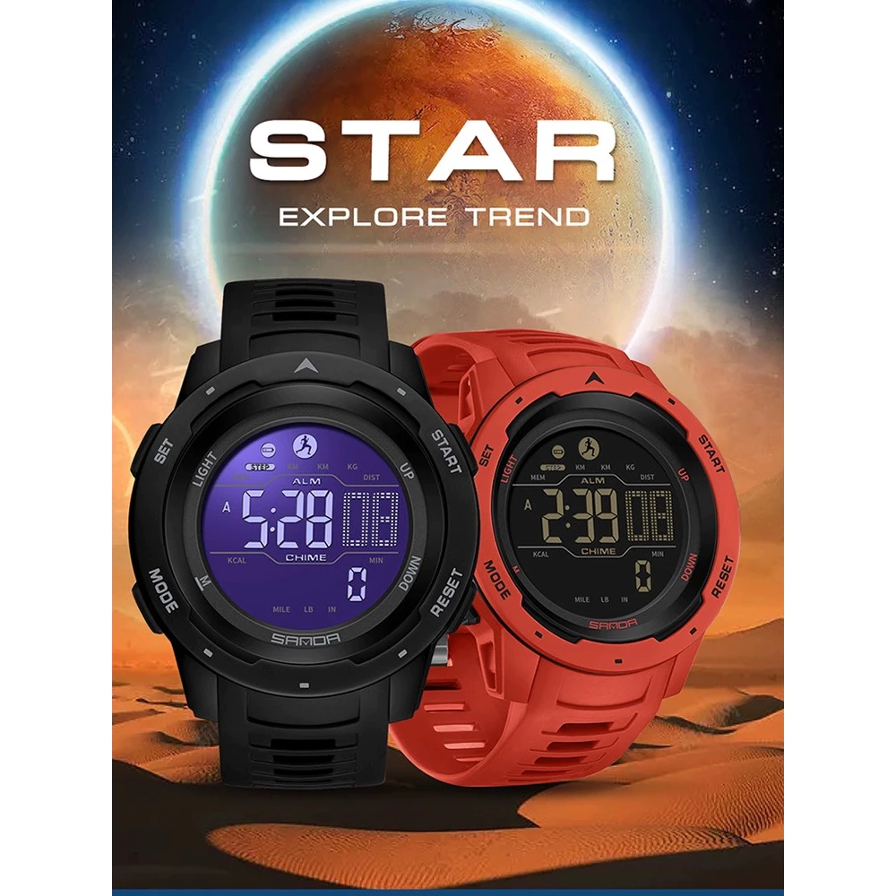 Original Mars Army Watch — Large Dial, Waterproof, Unisex Design for Men and Women, Model W0241 — 5.11 North Edge.