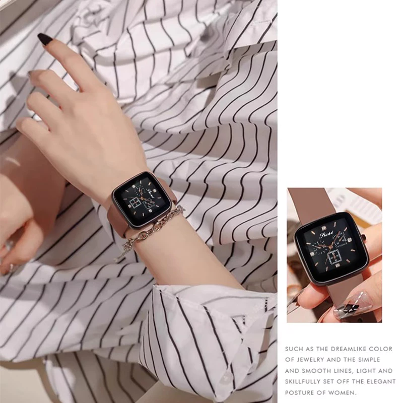 Waterproof Quartz Watch with Silicone Band — Unisex Fashion Watch for Men & Women, Ideal Christmas Gift — Buy 1 Get 1 Free.