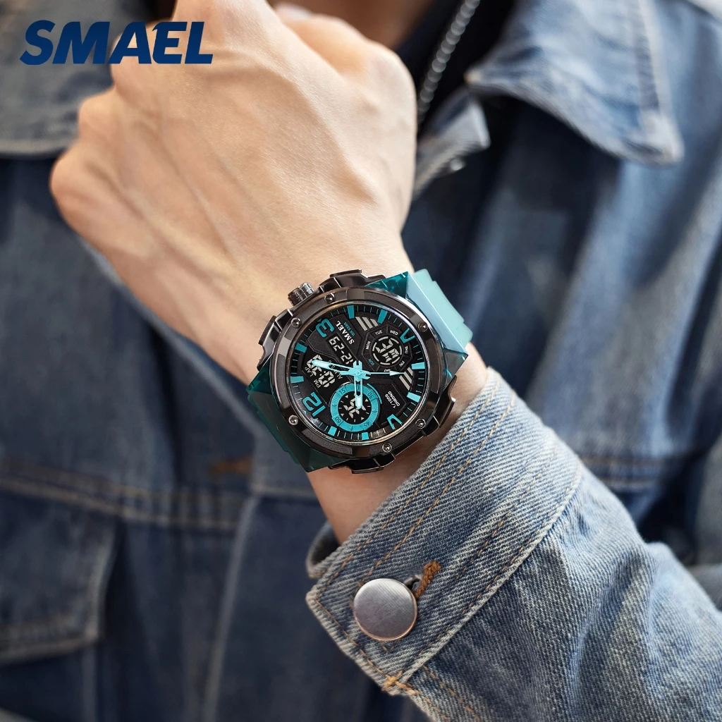 Bagong Panlalaking Multi-Function Alarm Watch — Hindi Tinatagusan ng Tubig, Model 8118 — SMAEL.