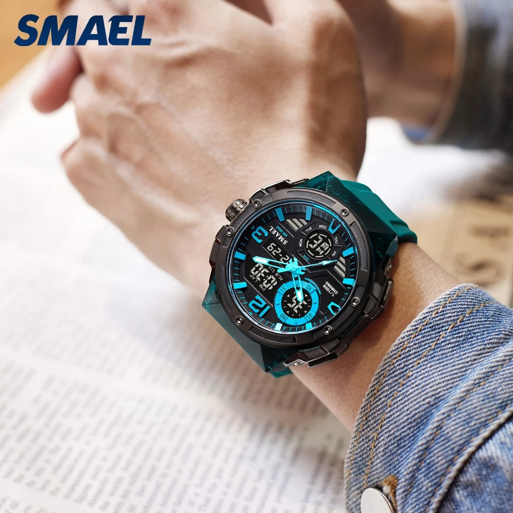 Bagong Panlalaking Multi-Function Alarm Watch — Hindi Tinatagusan ng Tubig, Model 8118 — SMAEL.