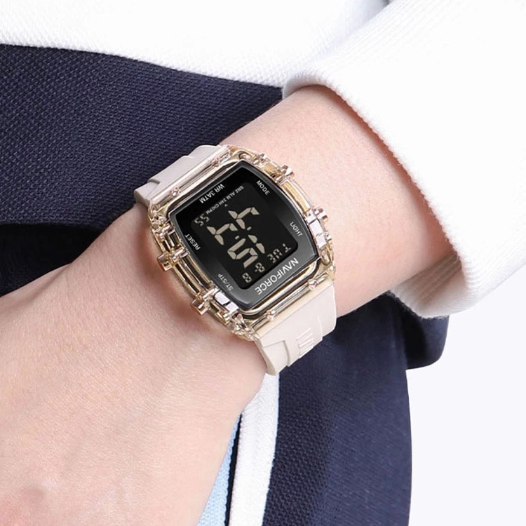 Fashion Korean Style Multifunctional Waterproof Outdoor Sports Digital Electronic Women’s & Children’s Watch — NAVIFORCE.