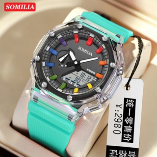 Digital Men’s Watch — Countdown, Stopwatch, LED Light, Electronic Outdoor Military Design, 5-Alarm Waterproof Quartz Wristwatch — G-Style.