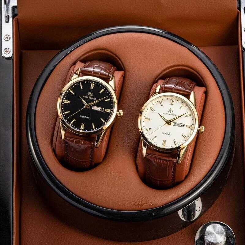 Aunthentic 100% DELOS & PALLAS patrimony day date Waterproof Multifunctional High Quality Business Fashion Men's