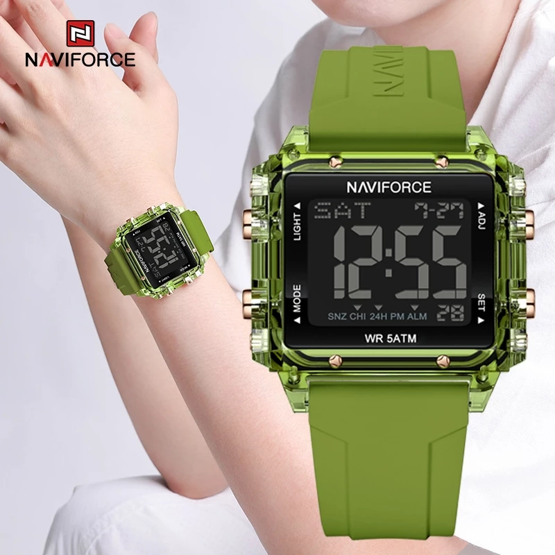 Unisex Sports Waterproof Electronic Watch — NAVIFORCE 7101 Original