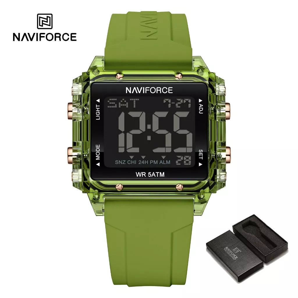 Unisex Sports Waterproof Electronic Watch — NAVIFORCE 7101 Original