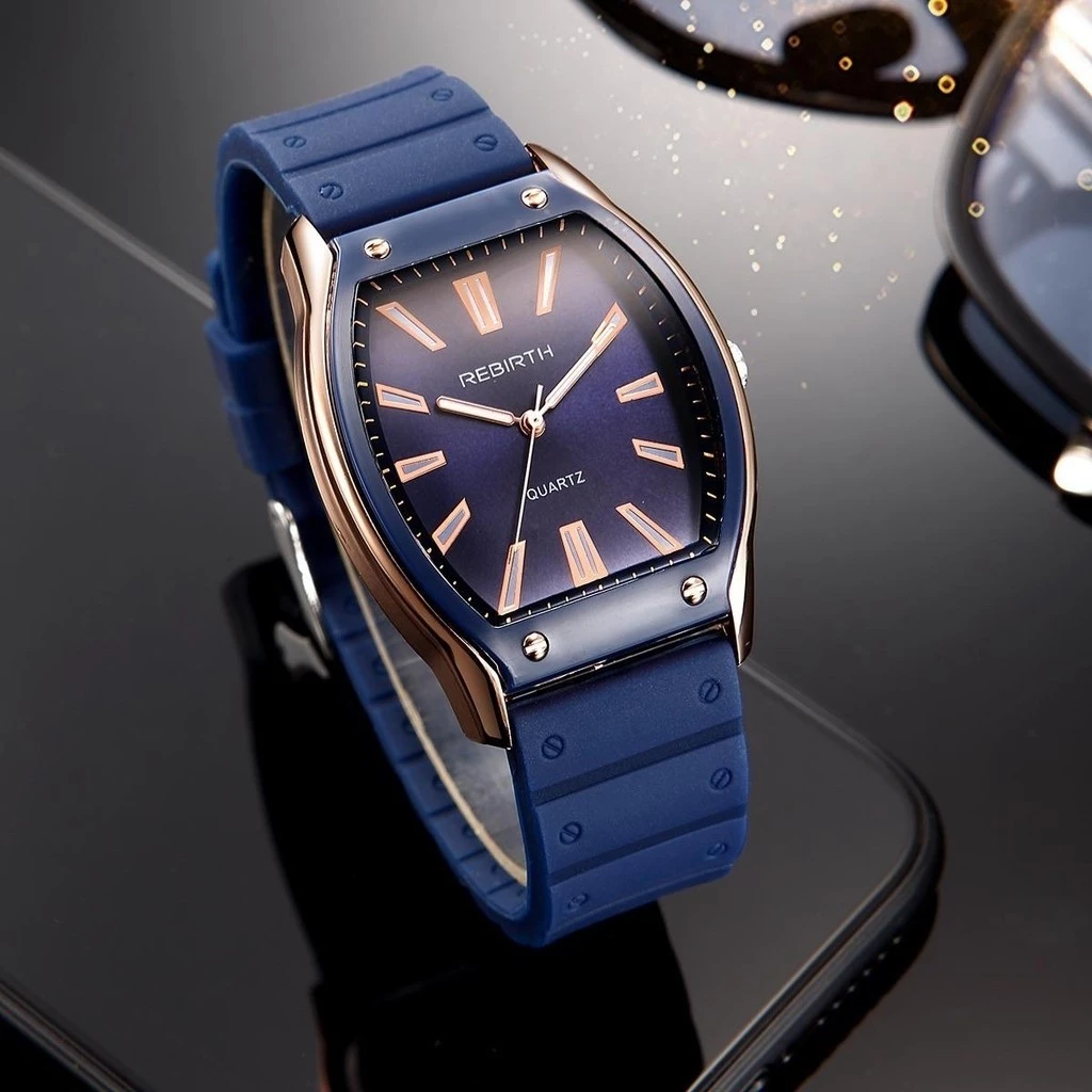 Silicone Quartz Watch for Women — Waterproof, Elegant Square Fashion Design, Ladies’ Luminous Display Casual Wristwatch — POSHI.