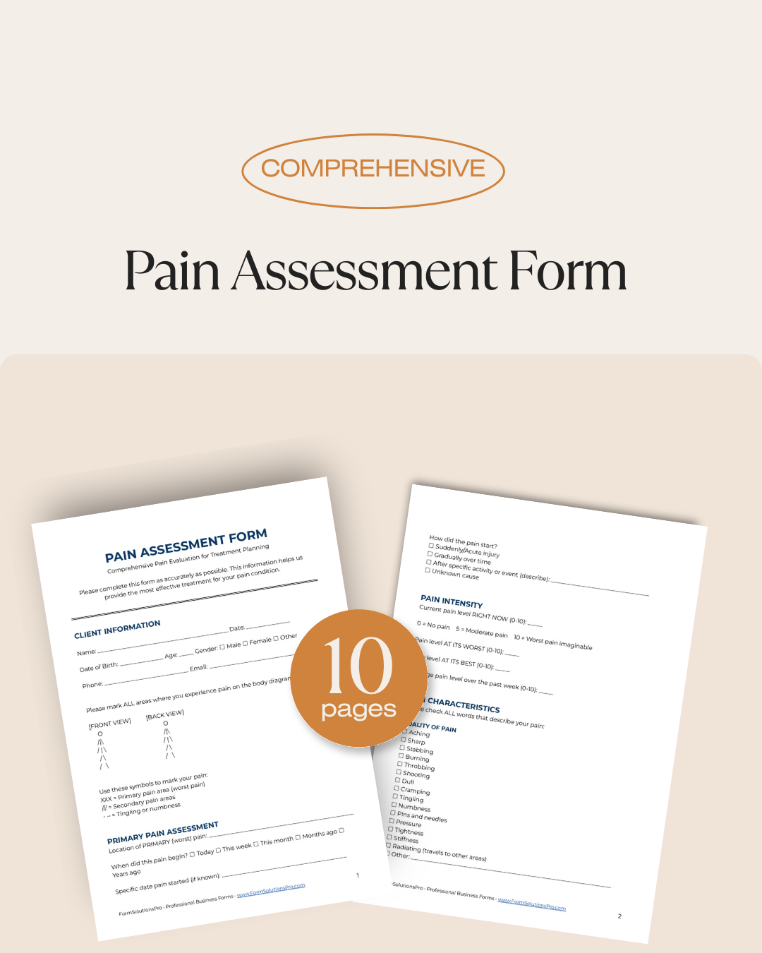 Pain Assessment Form