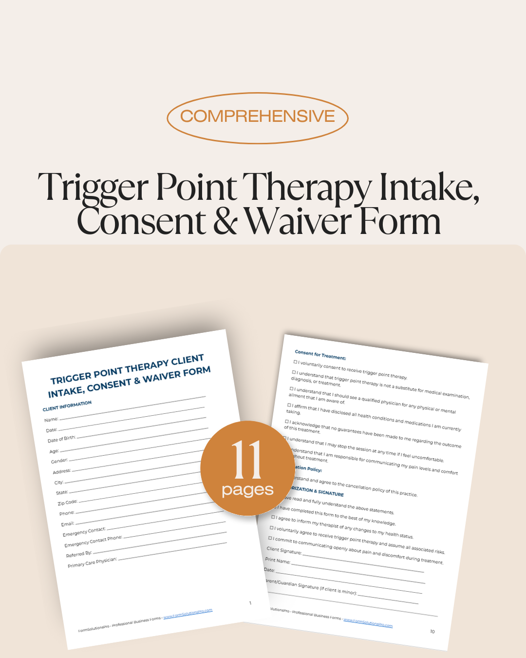 Trigger Point Therapy Consent Form