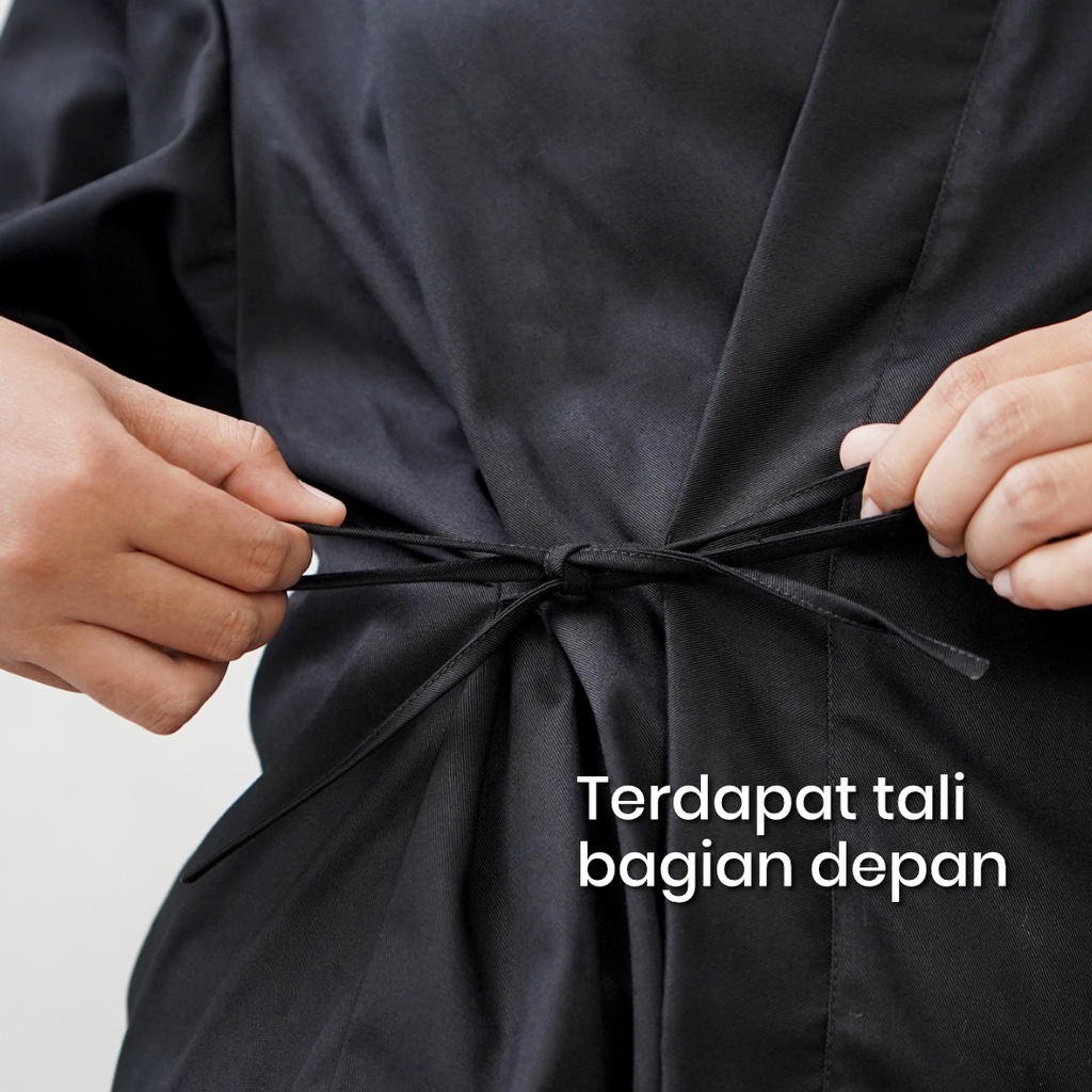 Baju Koki Chef Kimono Bordir Nama