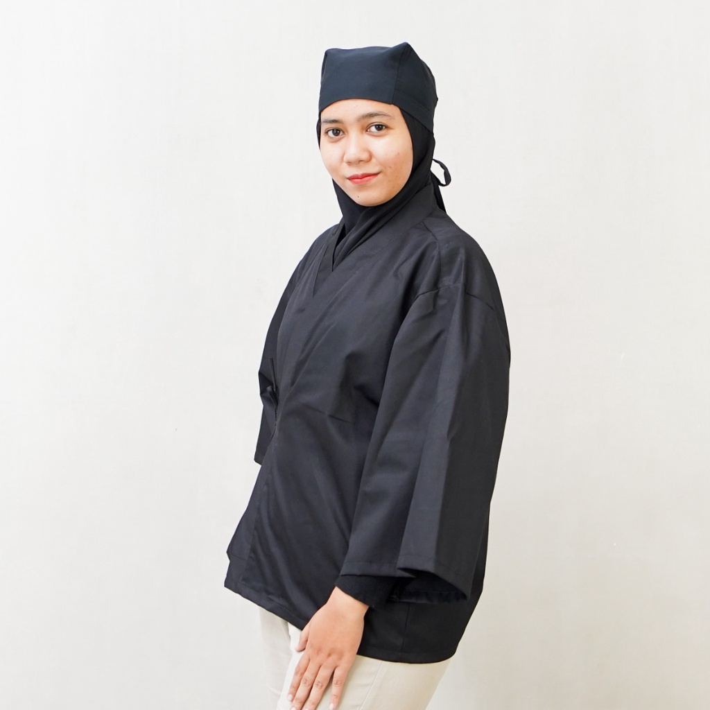 Baju Koki Chef Kimono Bordir Nama