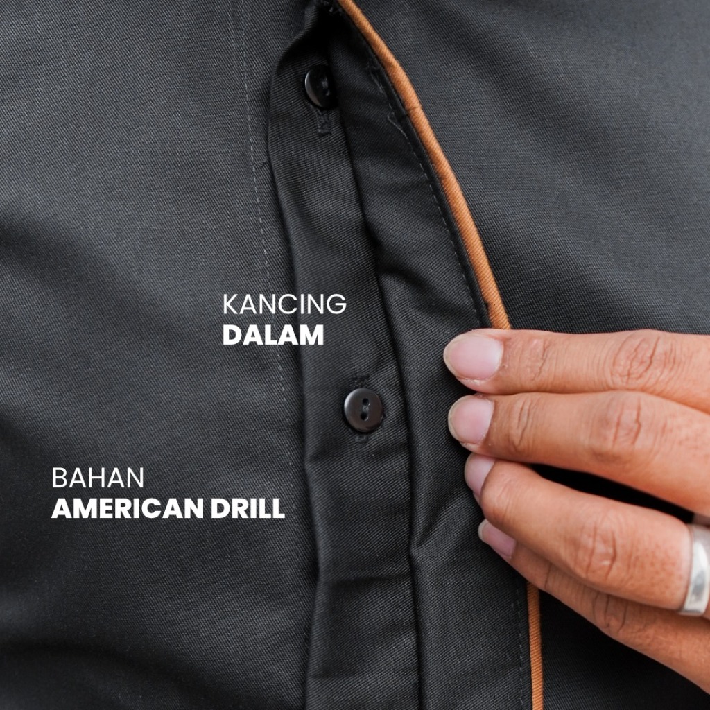 Mahesa Baju Koki Chef Coat Bordir Nama