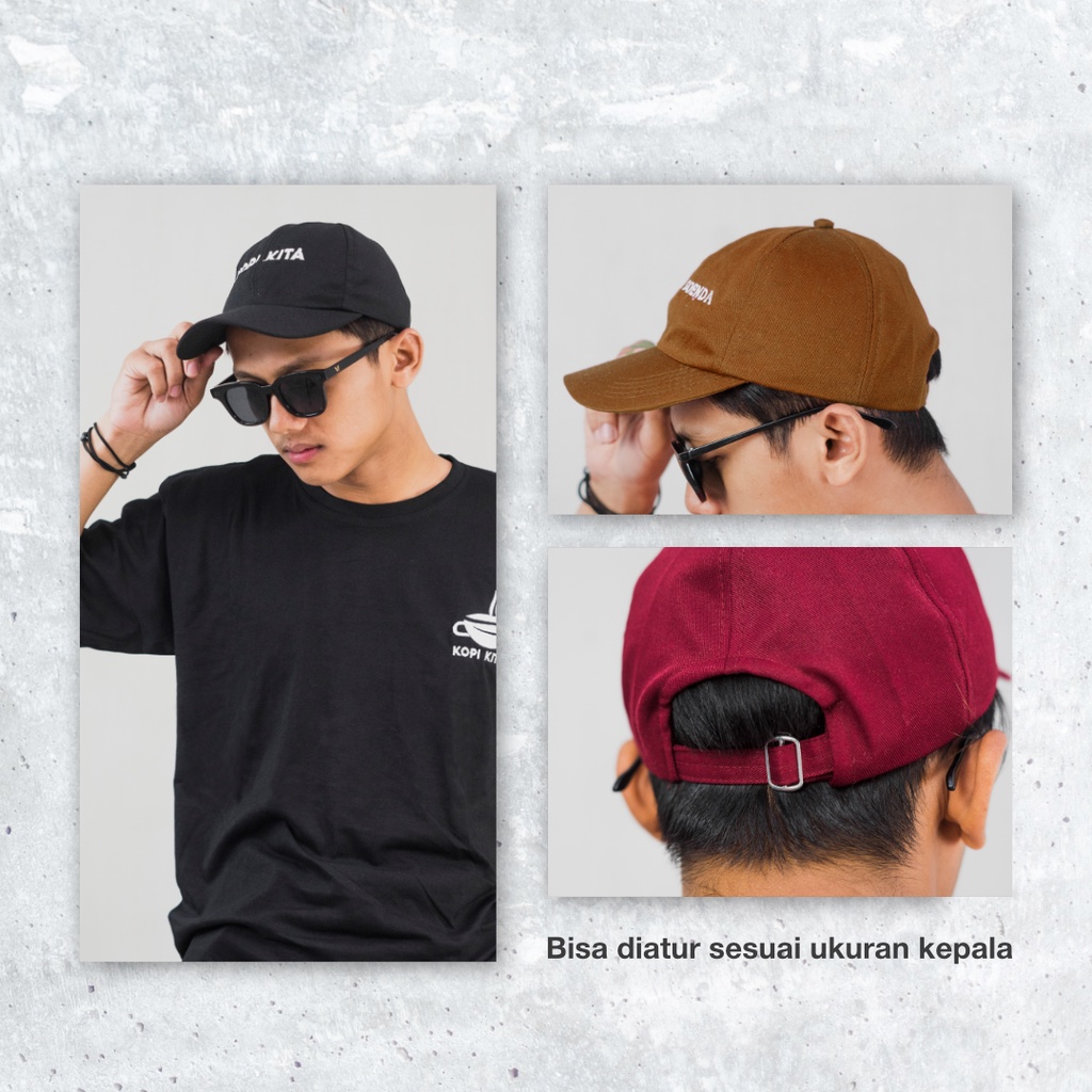 Topi Bisbol Bordir Nama