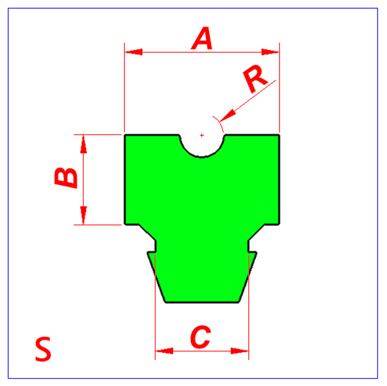 Perfil para Rolo guia