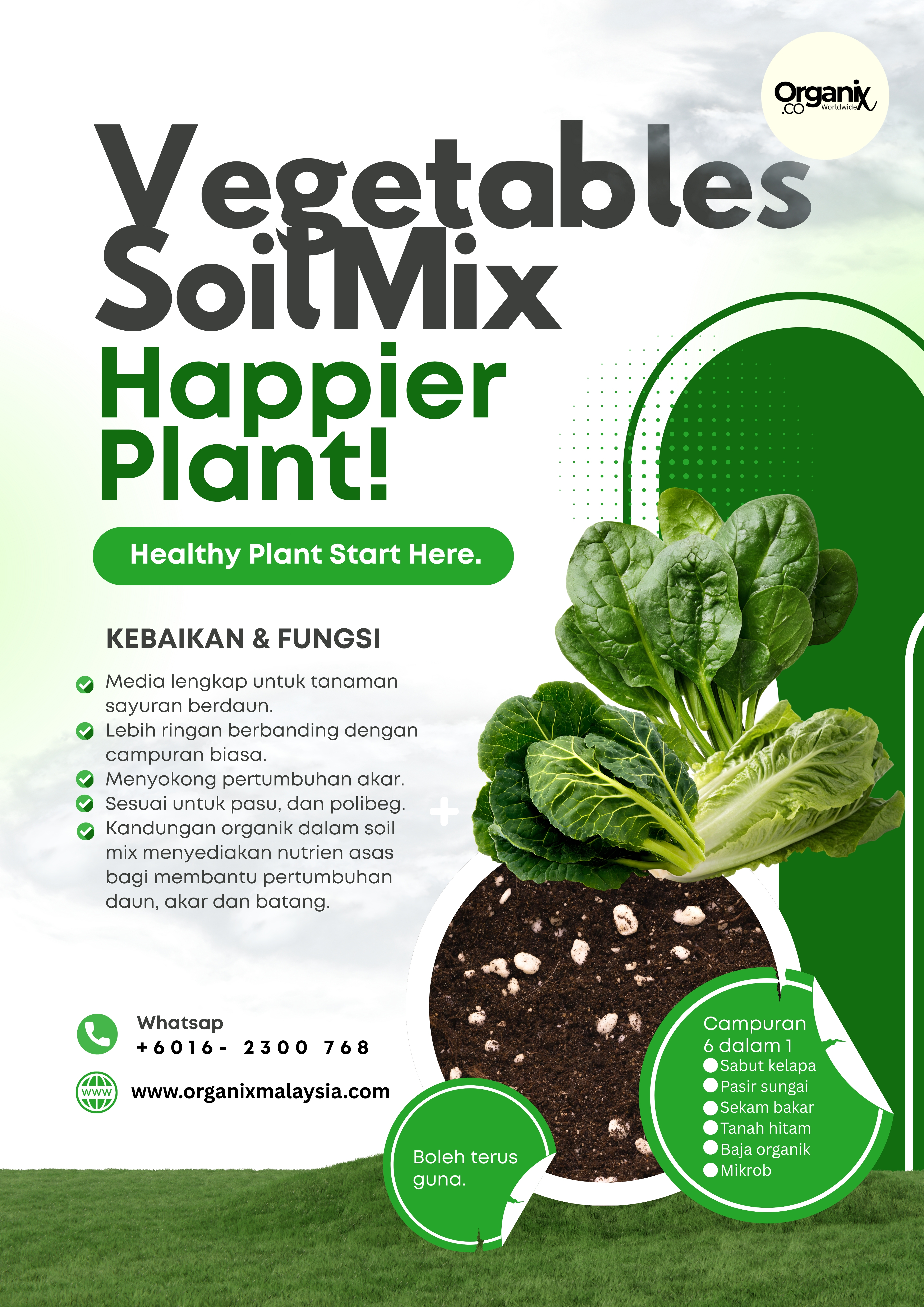 Vegetables Soil Mix