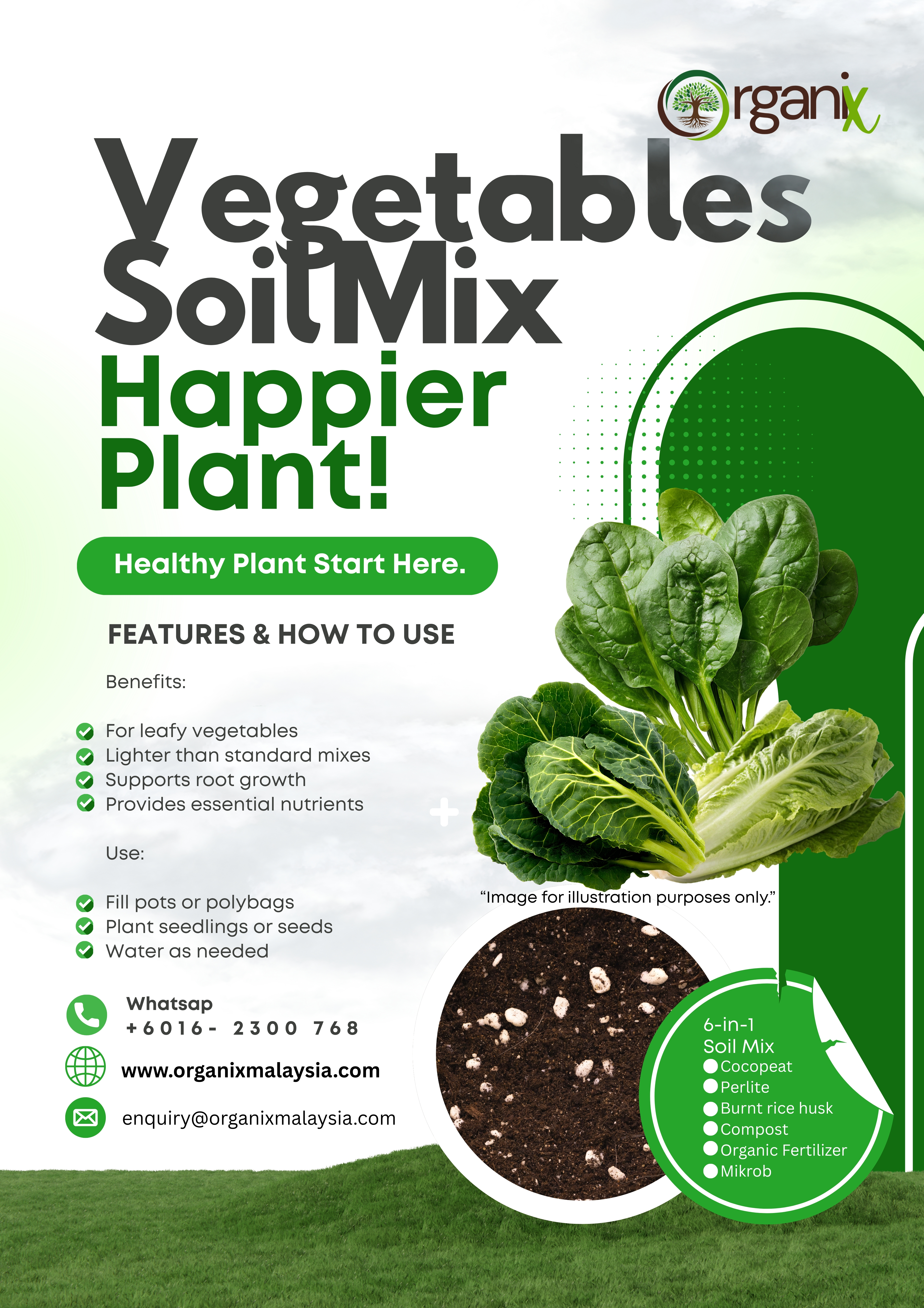 6-in-1 VEGETABLES SOIL MIX