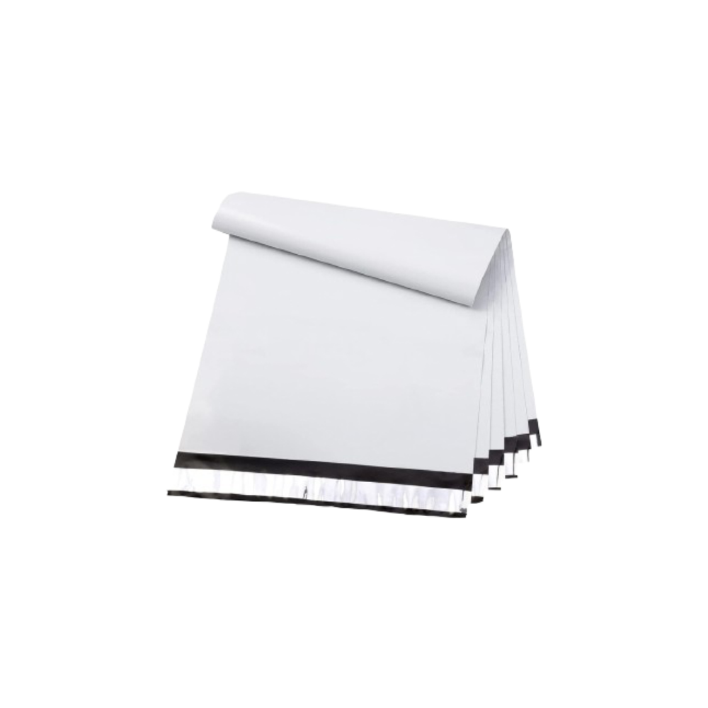 White Polymailers