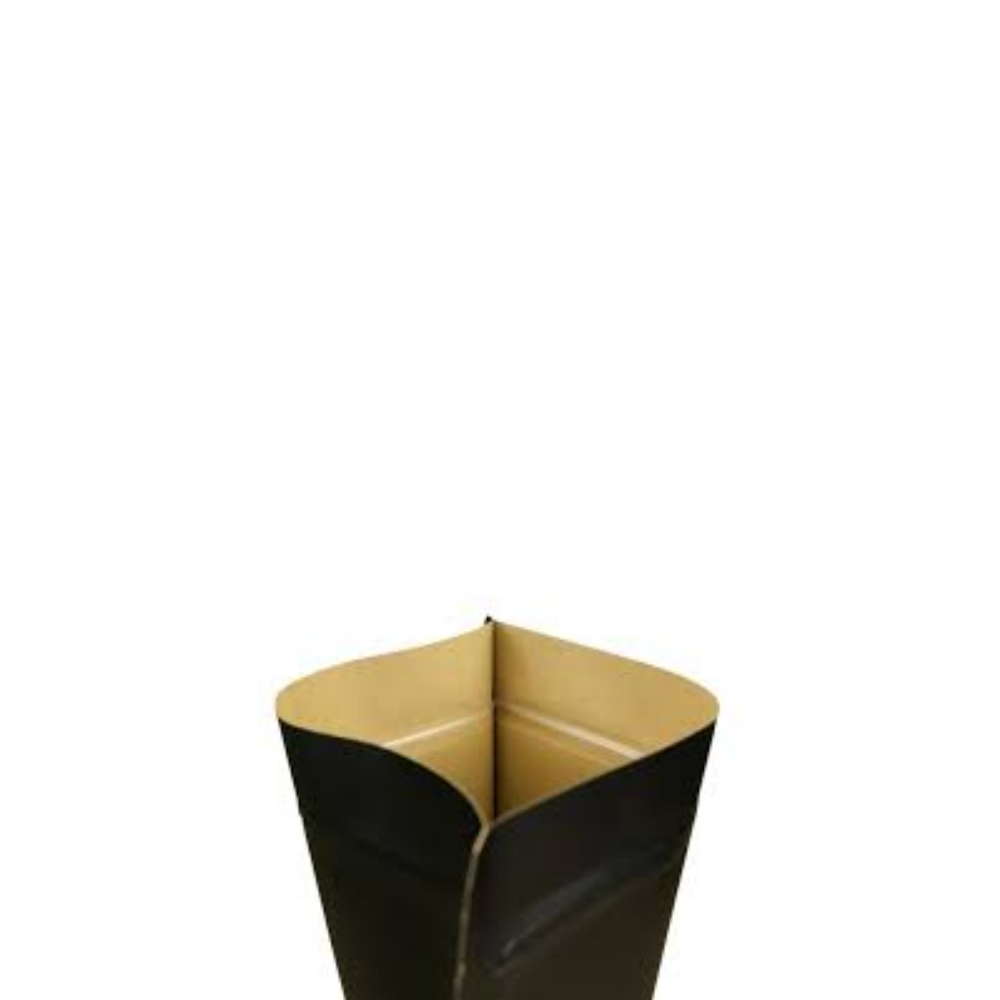 Black Windowed Kraft Pouches 