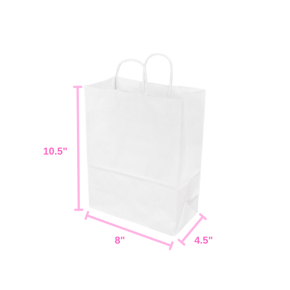 White Kraft Bags 