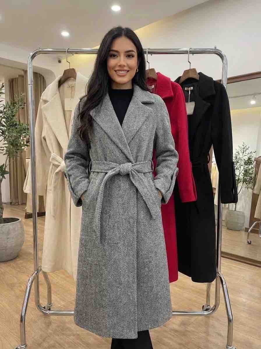 Women's Wool Blend Overcoat