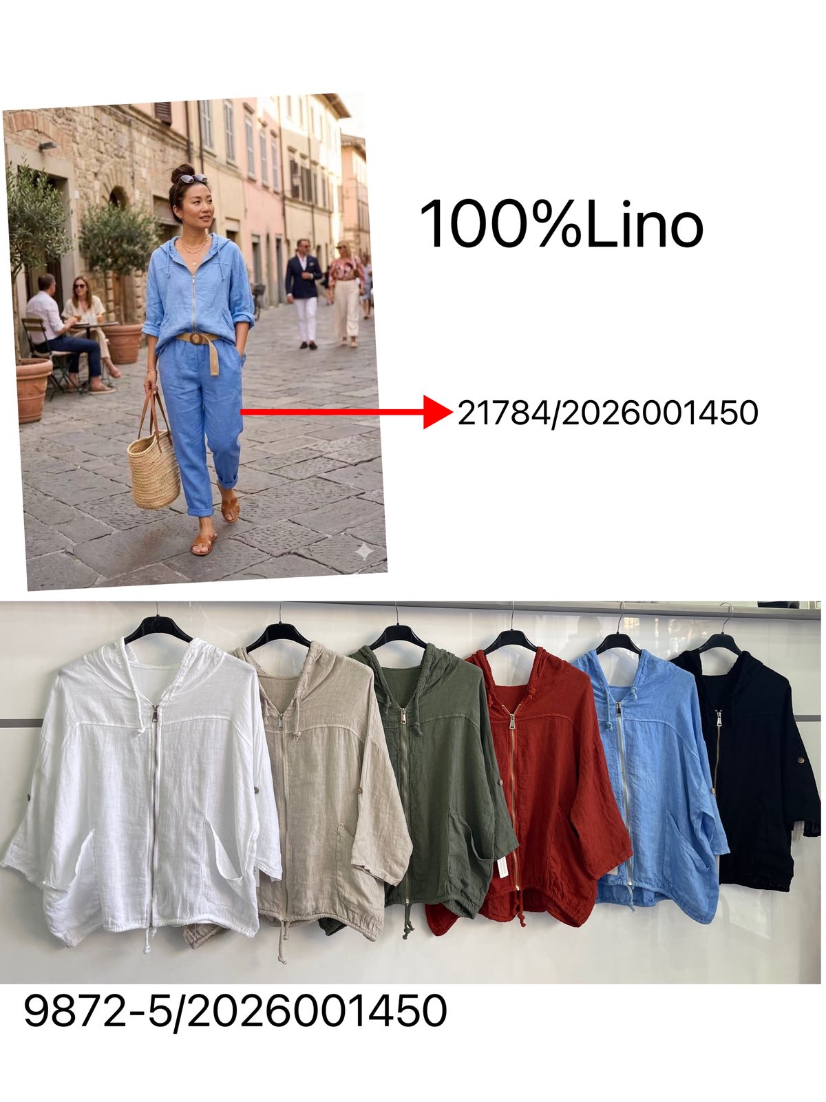 100% Linen Women's Shirt