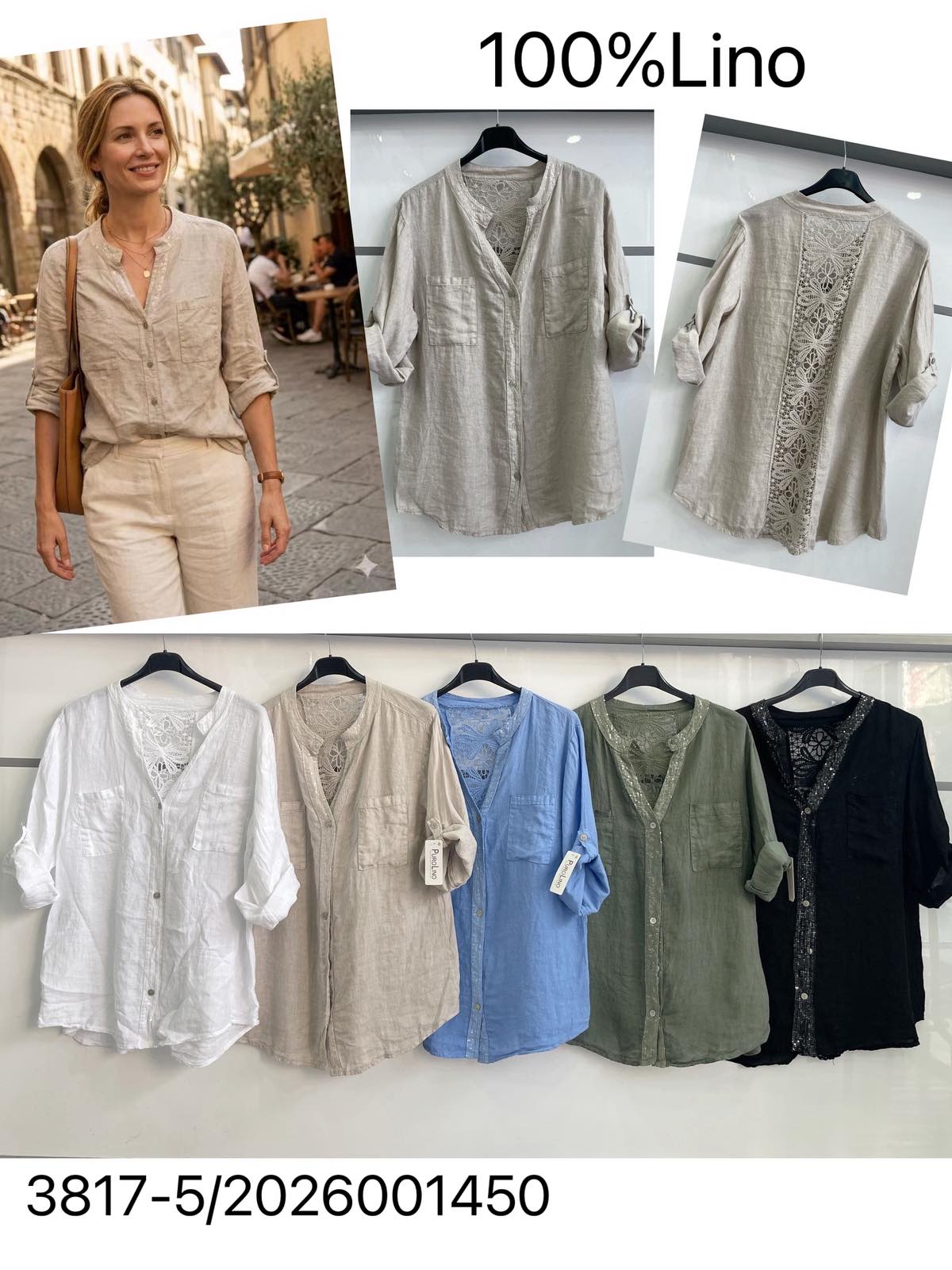 Linen Button-Up Shirt