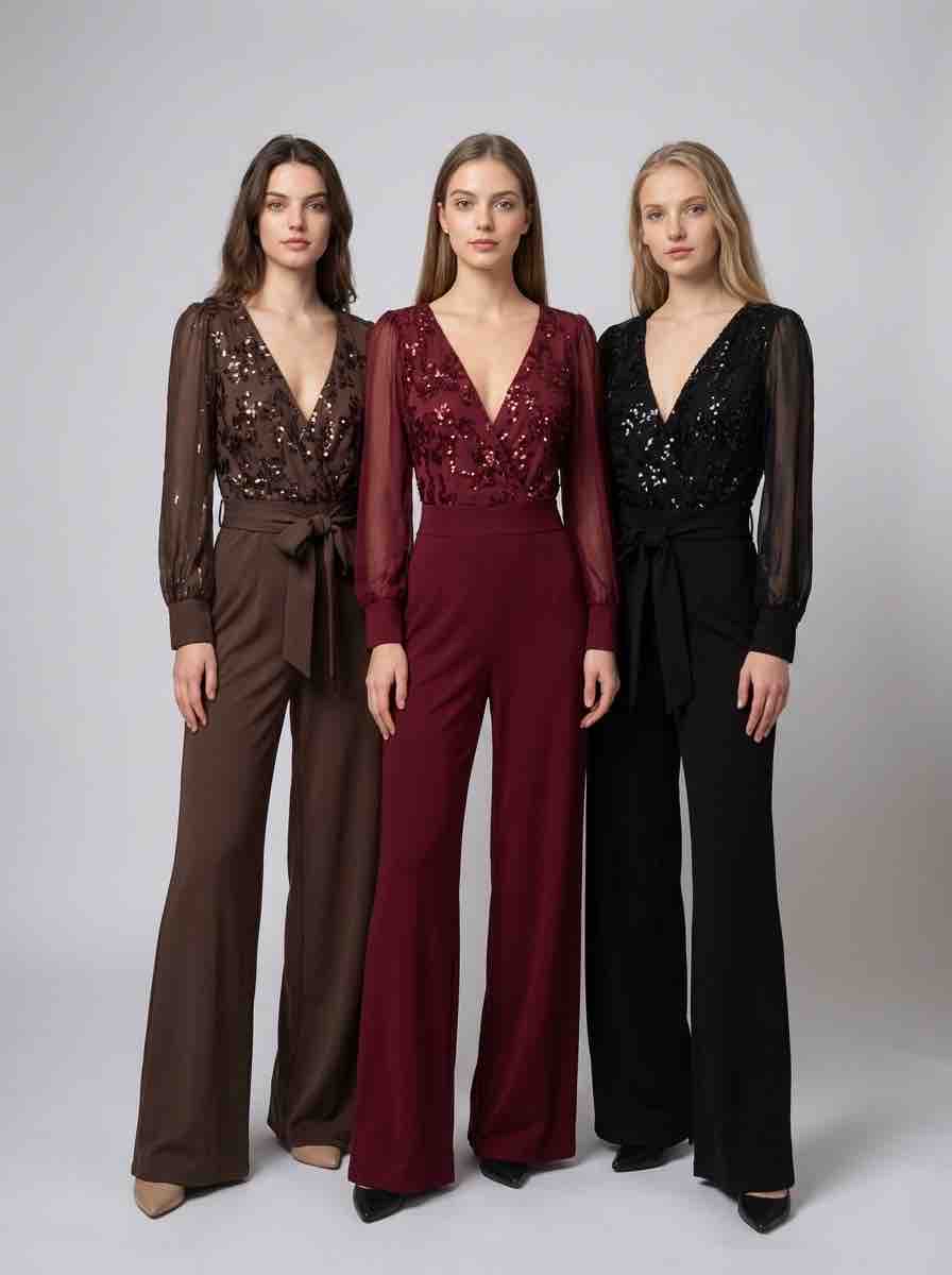 Elegant Sequin Jumpsuit