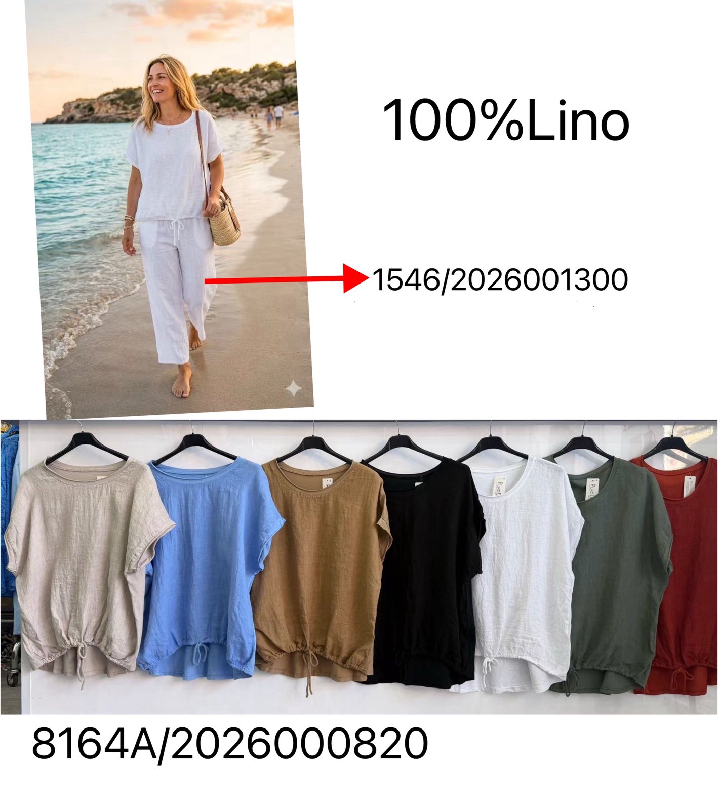 100% Linen Summer Shirt