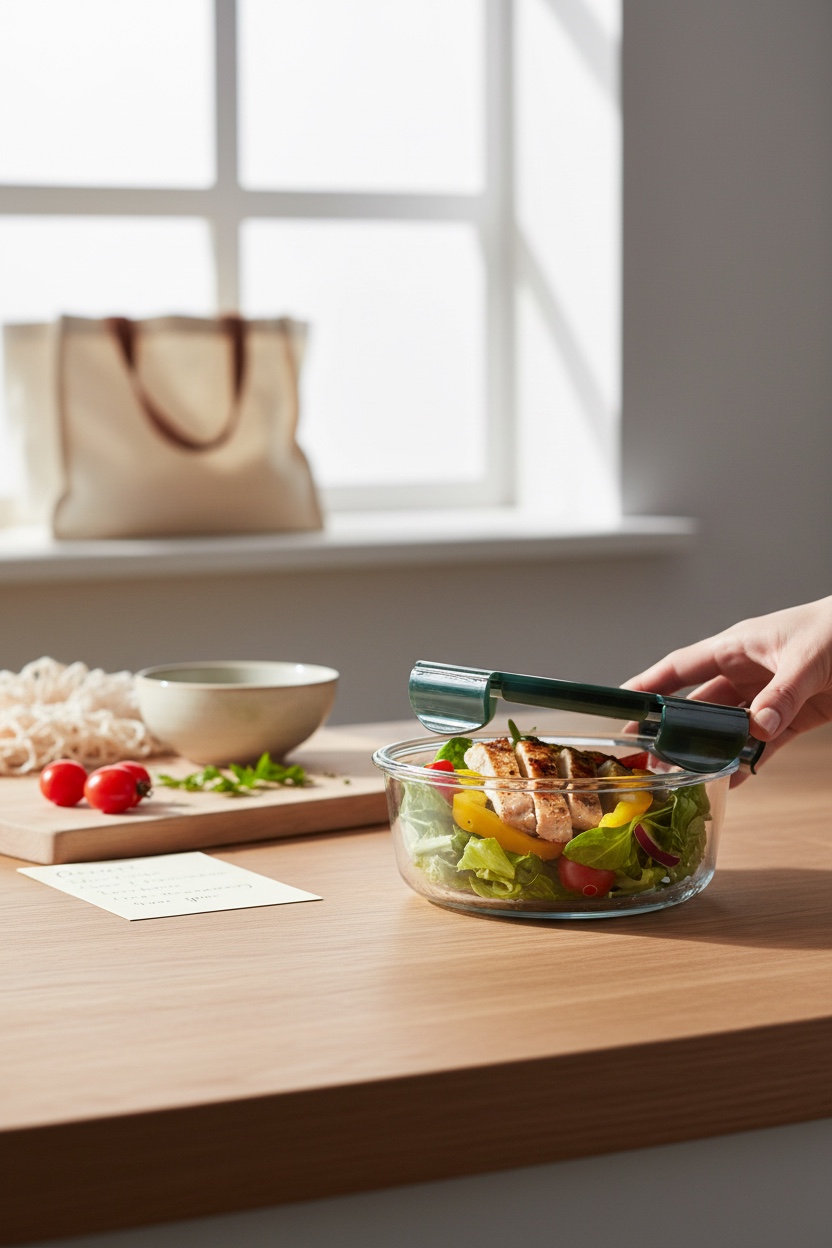 Recipiente Redondo Hermético Multiusos 620ml