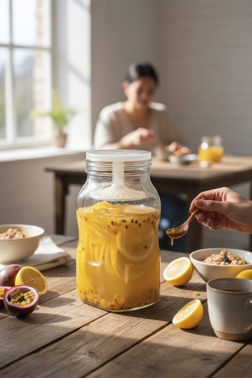 Frasco de Vidrio 2 en 1: Jarra y Recipiente para Conservas - 1400 ml