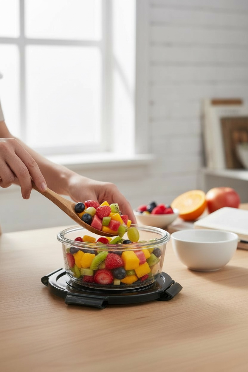 Recipiente Redondo Hermético Multiusos 400ml